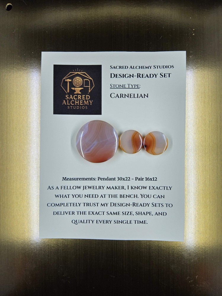 Circle Shape - Carnelian - Design-Ready Set