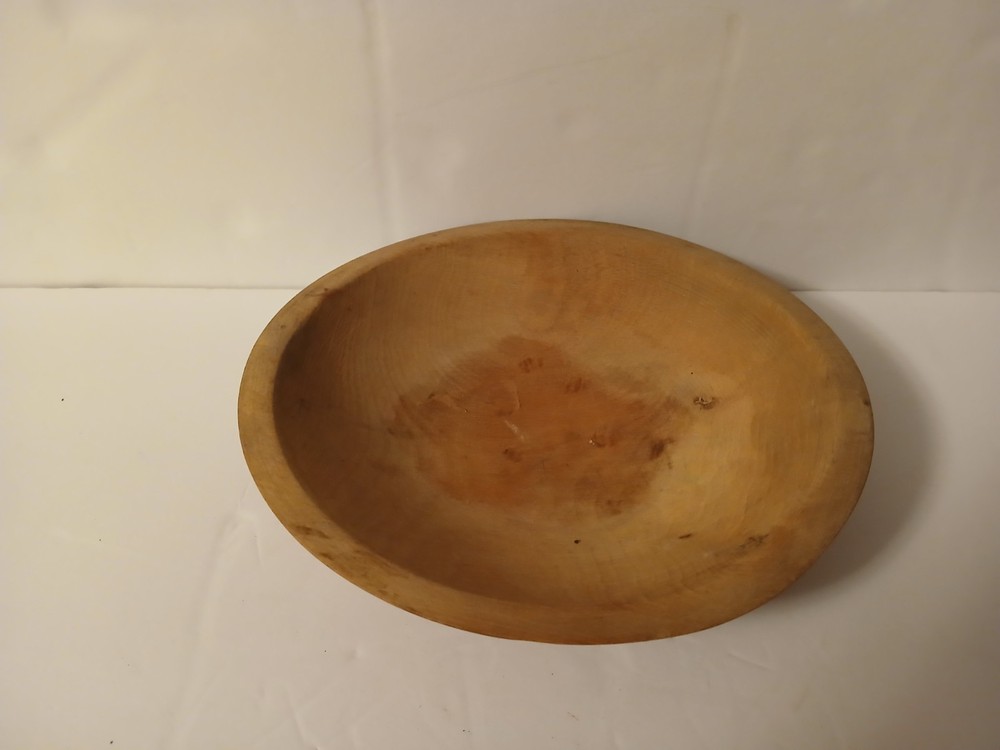 Antique Three Handturned Bowls