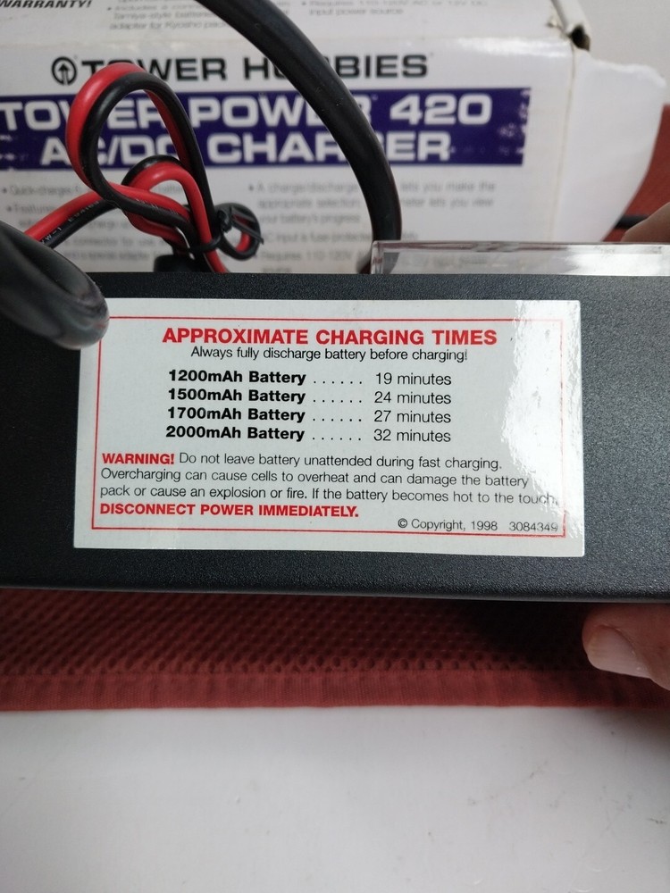 Tower Hobbies ~ Tower Power ~ Model 420 AC/DC CHARGER ~ READ Discription