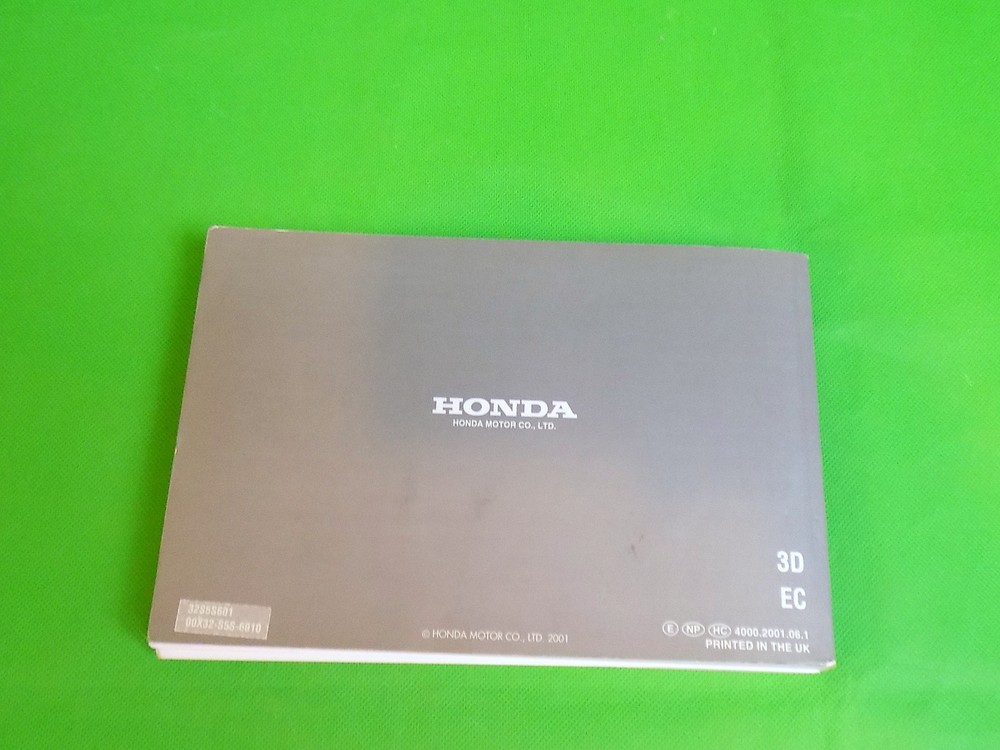 Honda Civic 2001 Owner Manuals + Case