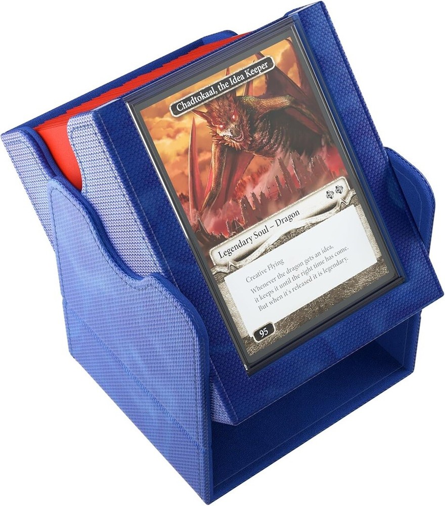 Gamegenic Squire Plus 100+ XL Convertible Deck Box (Blue)