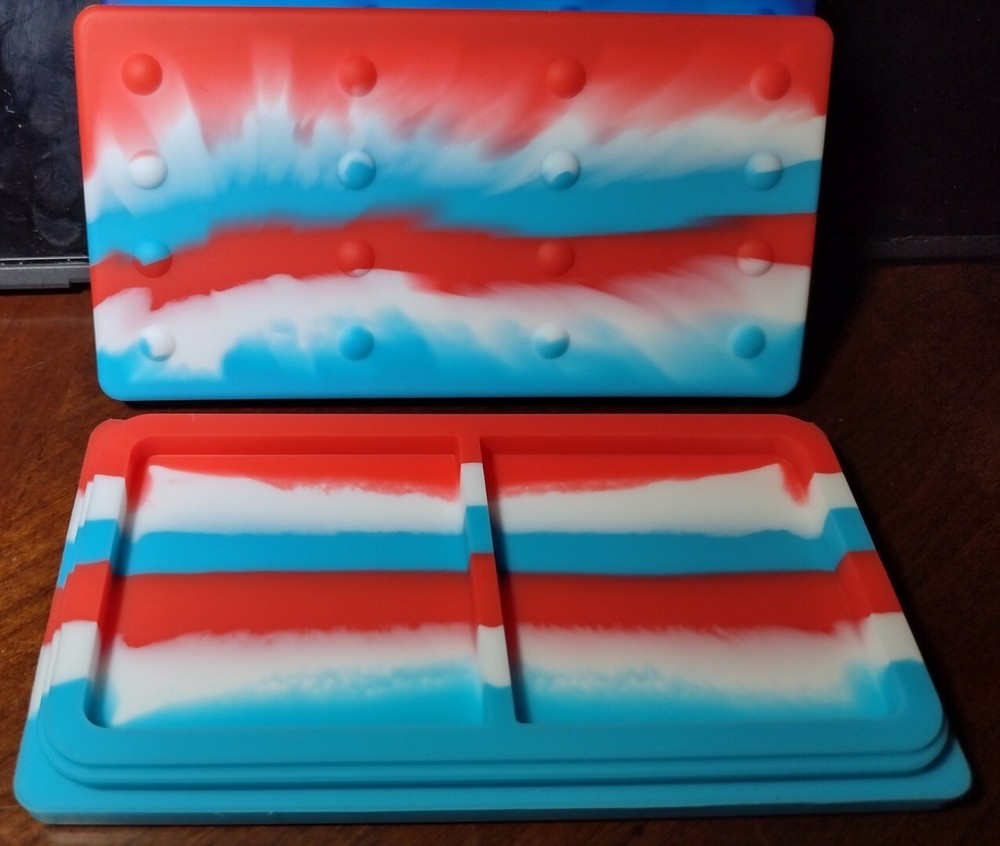 Silicone Container Shallow Slurp Slab Stackable Block 5”x2.5”x.5"