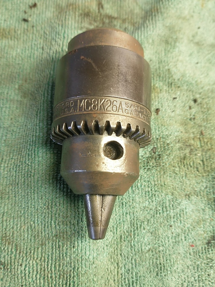 Vintage Jacobs Chuck Multicraft MC8K26A 5/16"-1/2"