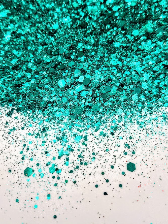 Metallic Chunky Green Glitter - Cha-Ching 3 oz.