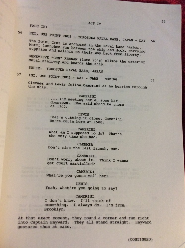 ORIGINAL SCRIPT A THOUSAND MEN AND A BABY RICHARD THOMAS DORIS ROBERTS MCRANEY