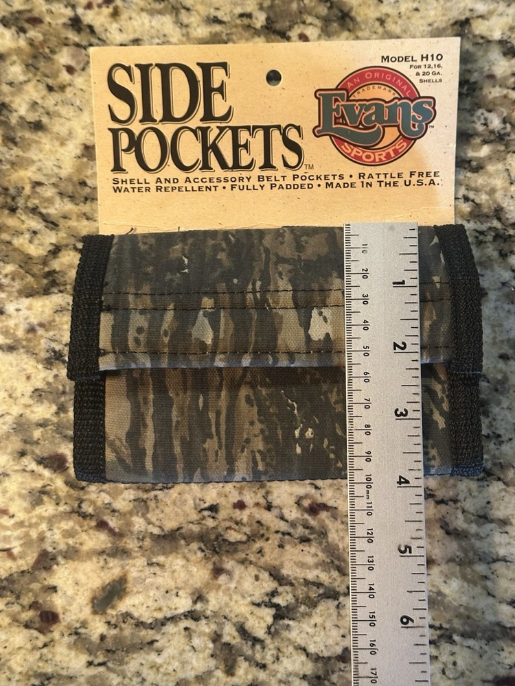 EVANS Side Pockets 10- Shotgun Shell & Accessory Belt Pockets