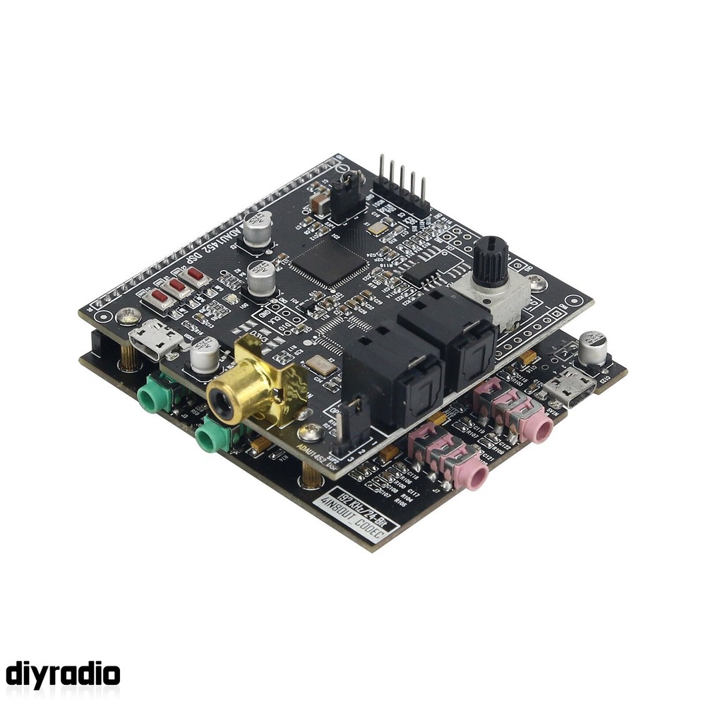 ADAU1452-DSP Development Board and AD1938 4 In 8 Out Decoder Board with USBi