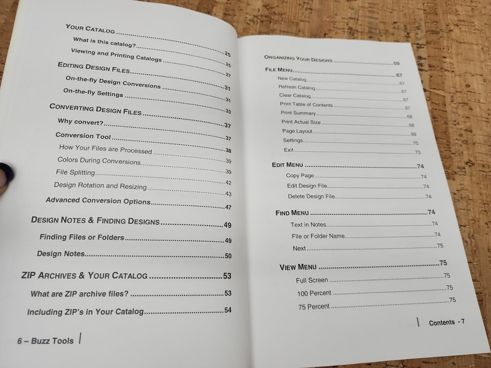 Buzz Tools Home Embroidery Management System Version 3 Plus GUIDE BOOK ONLY