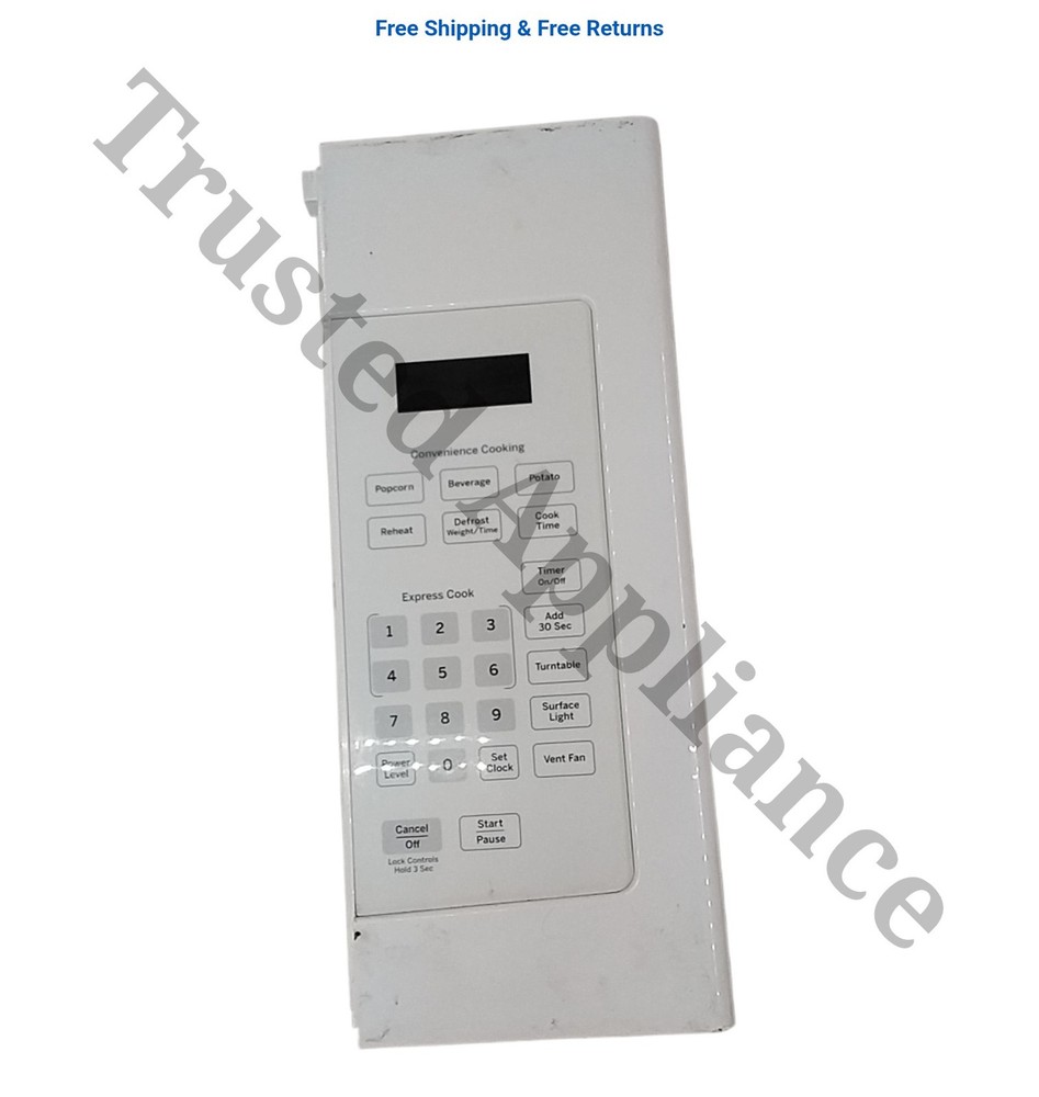 GE Microwave Control Panel Console WB56X38148 WHITE