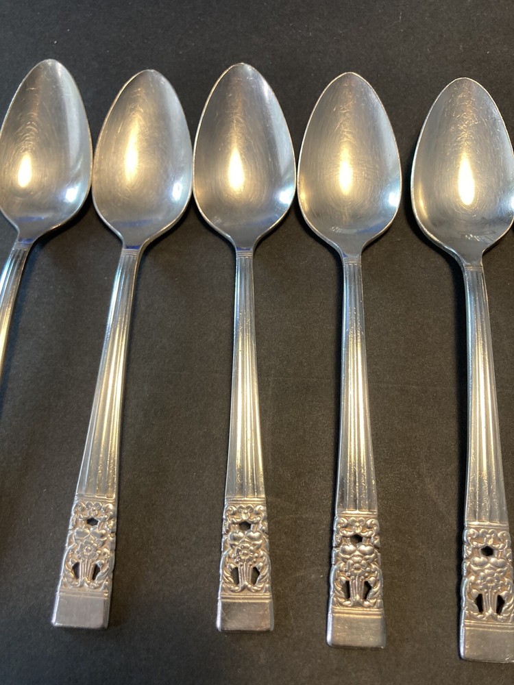Oneida Community Coronation Teaspoons (10)