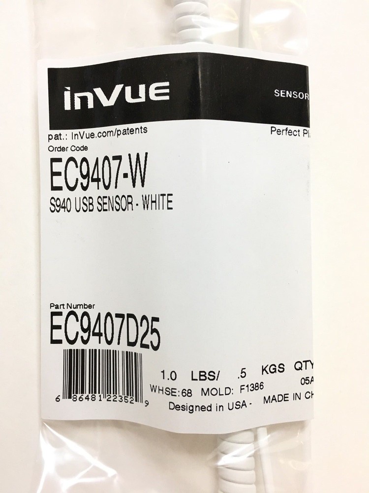 Invue S940 USB SENSOR EC9407-W White EC9407D25