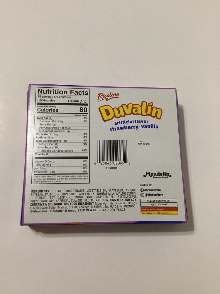 Duvalin Candy Creams Strawberry-Vanilla 18-count Pack ( See Description )