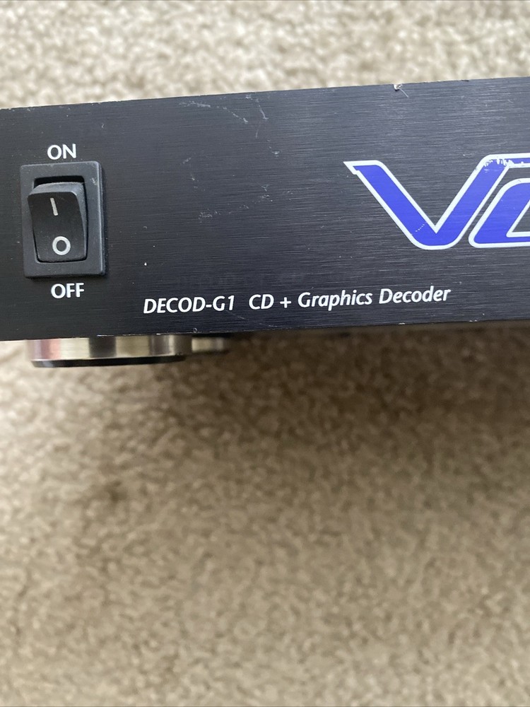VOCOPRO DECODE G-1 CD Graphics Decoder Karaoke CD Decoder Tested /Working