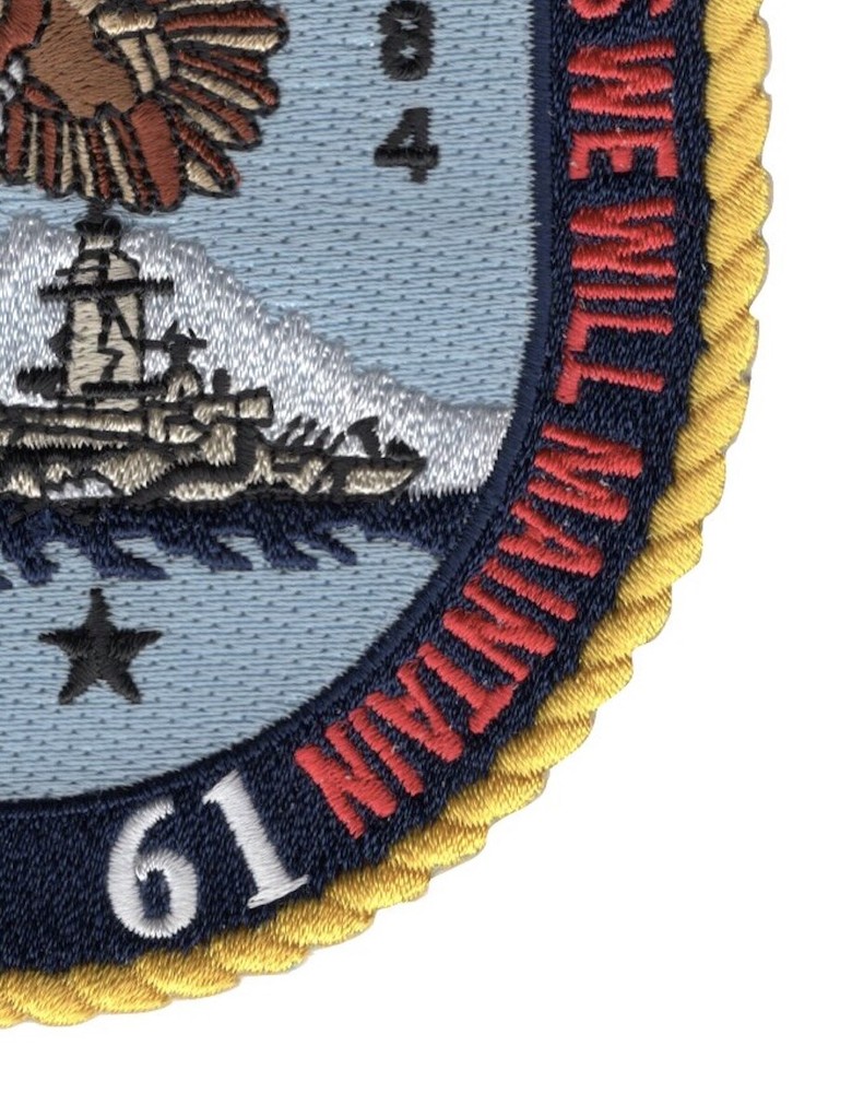 USS IOWA BB-61 Battleship Patch