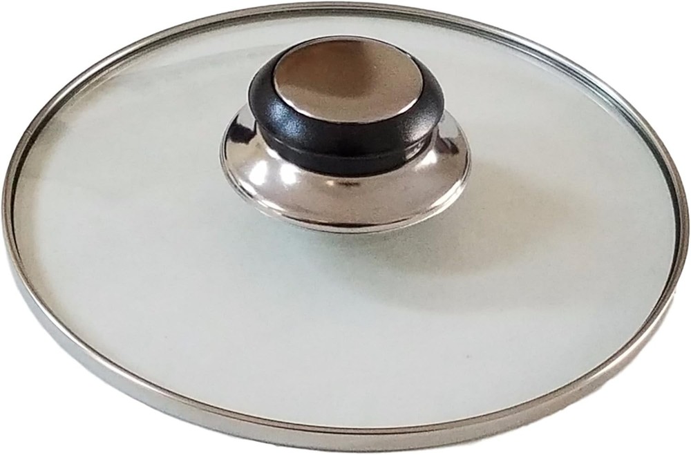 6099 Universal Kitchen Replacement Pot Lid Cover Knob Handle - Black/Silver (1)