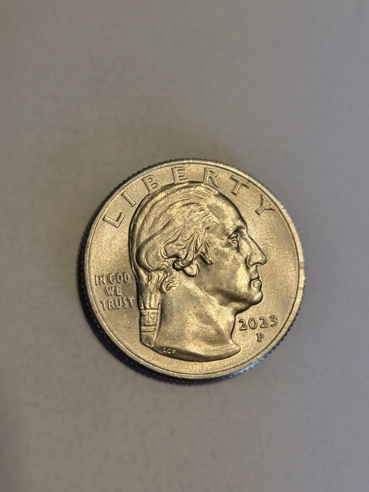 ERROR "IN COD WE TRUST" 2023  PHILADELPHIA  MINT QUARTER. RARE