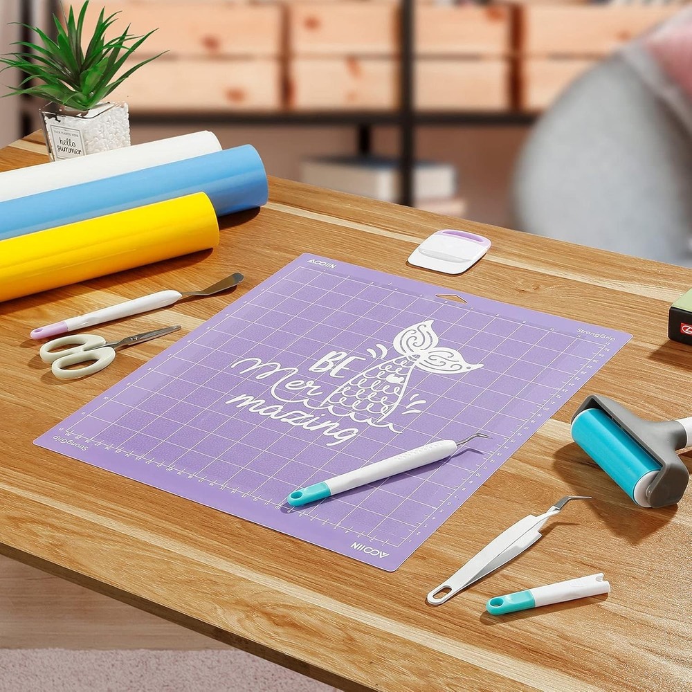 Cutting Mat for Cricut Explore One/Air/Air 2/3/4/Maker/Maker 3/Maker 4, 3 Packs