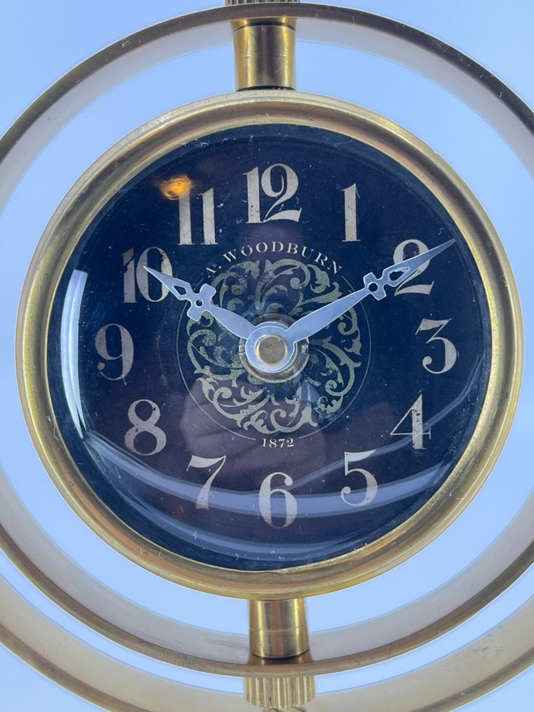 Uttermost Almonzo Table Clock (9PYVM) 06430Table Clock Desk Clock Mantel MODERN