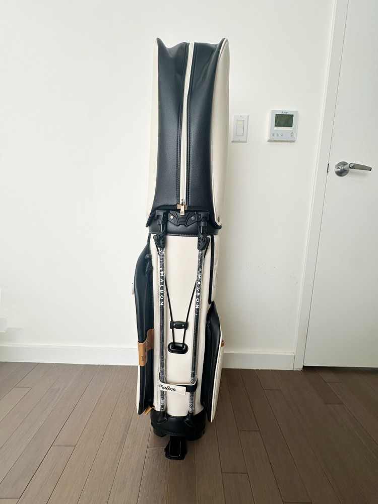 Malbon Basic Performance Golf Stand Bag WHITE CREAM 2024/25 Collection