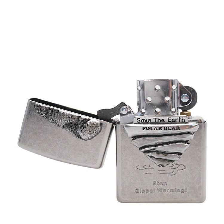 Zippo Save The Earth Polar Bear Lighter