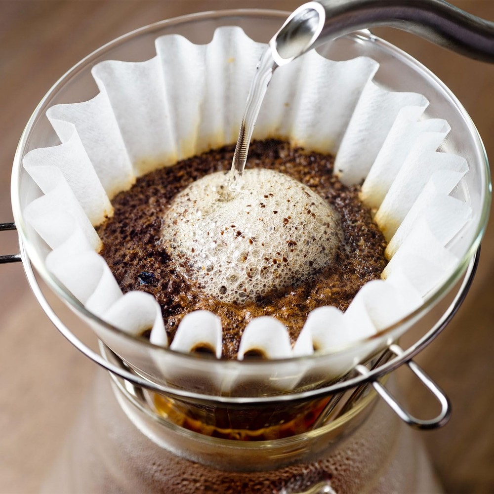 1-2 Cup Basket Coffee White Filter 45/155mm Drip Coffee Makers Coffee Filter ...
