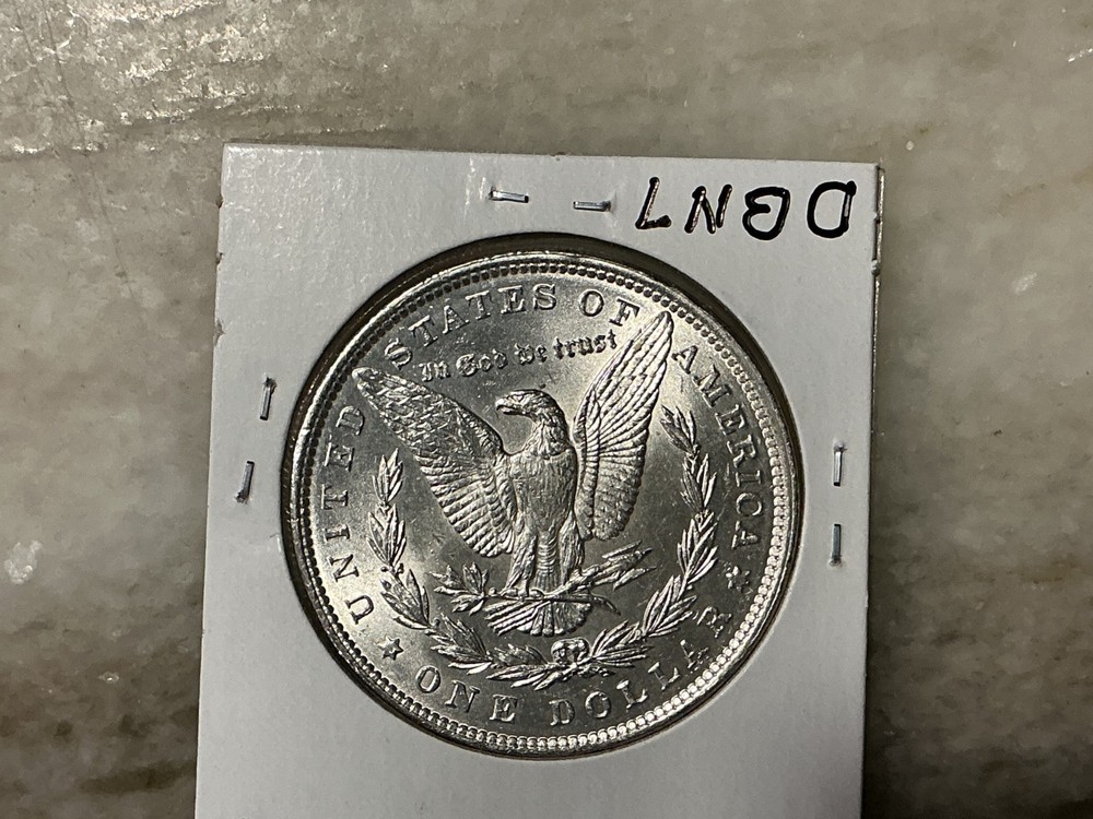 1890 Silver Morgan Dollar BU