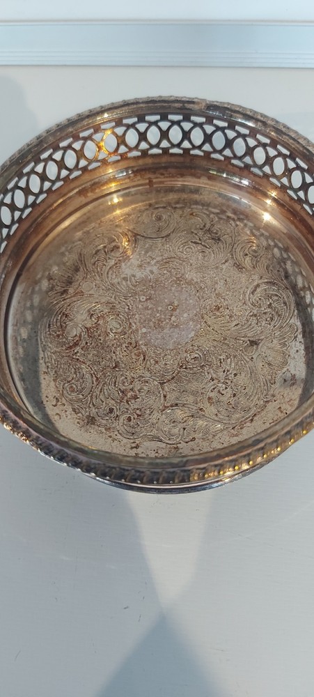 Gainsborough Silver Plated Gallery Tray Dish England