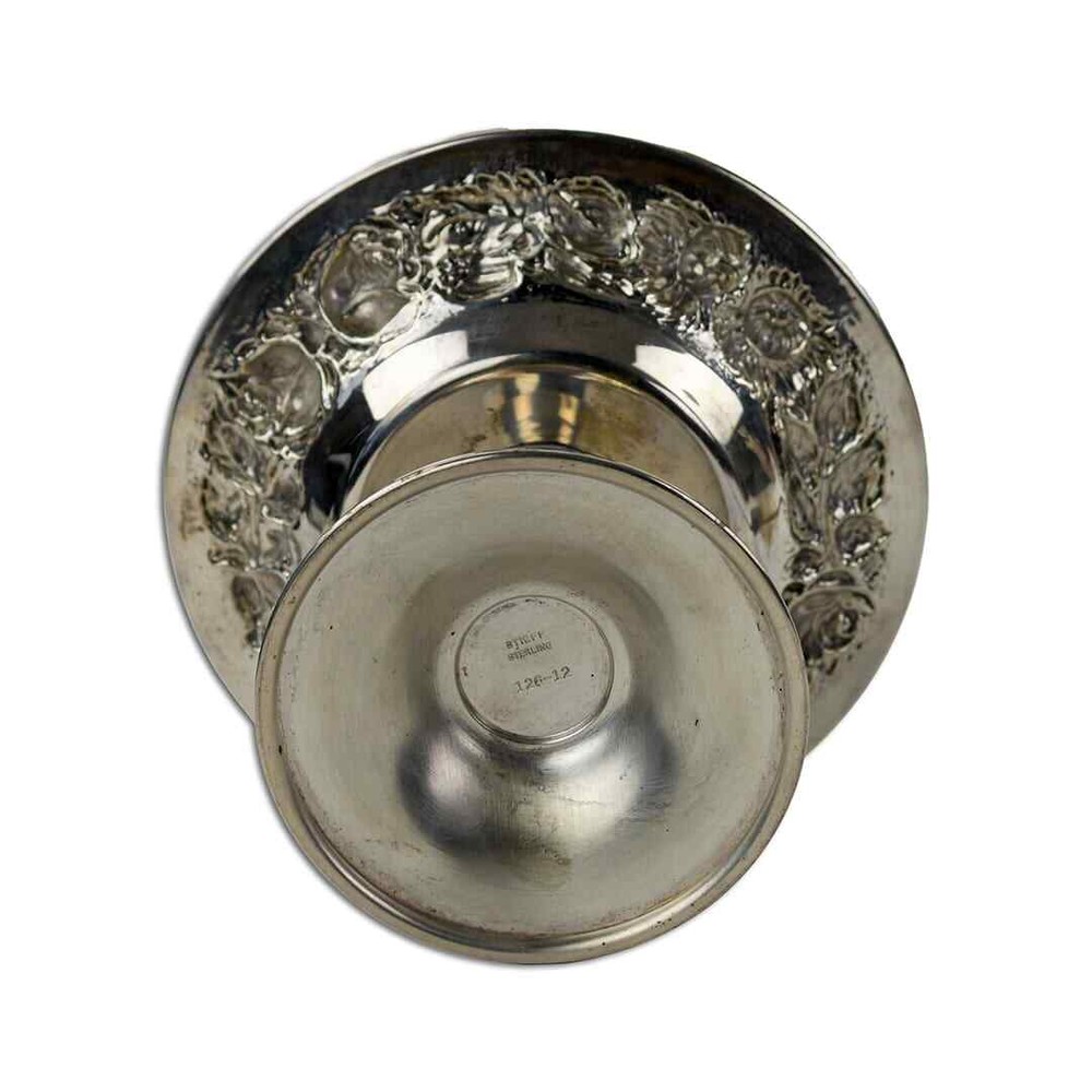 Sterling Silver Small Stem Candy Dish 5.435ozt