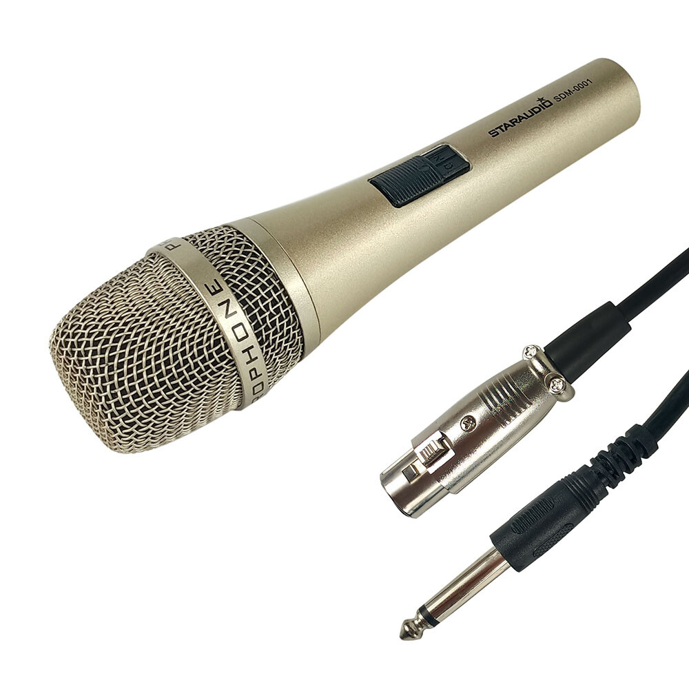 Unidirectional Microphone Wired Handheld Dynamic  Professional Metal Stage Mic