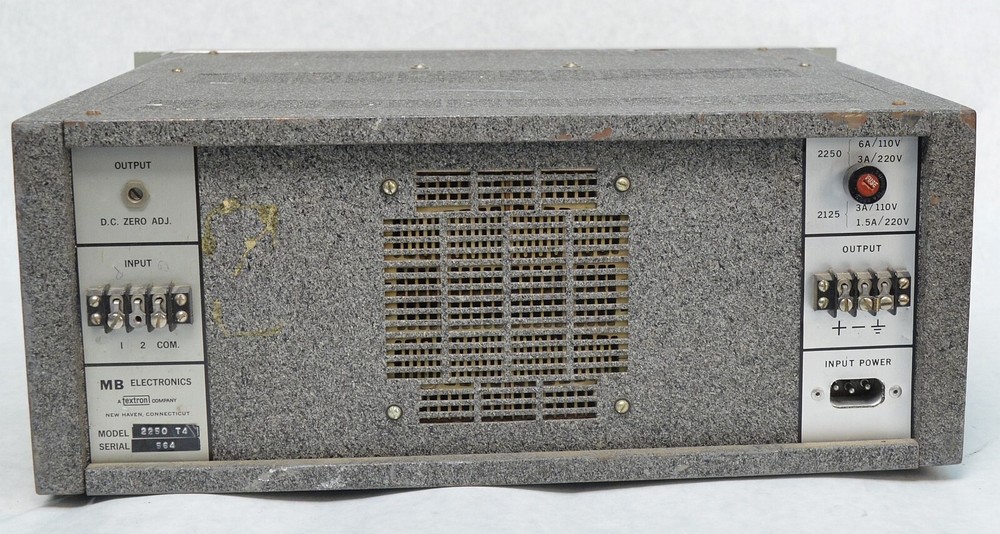 MB Electronics 2250MB Power Amplifier 2250-T4