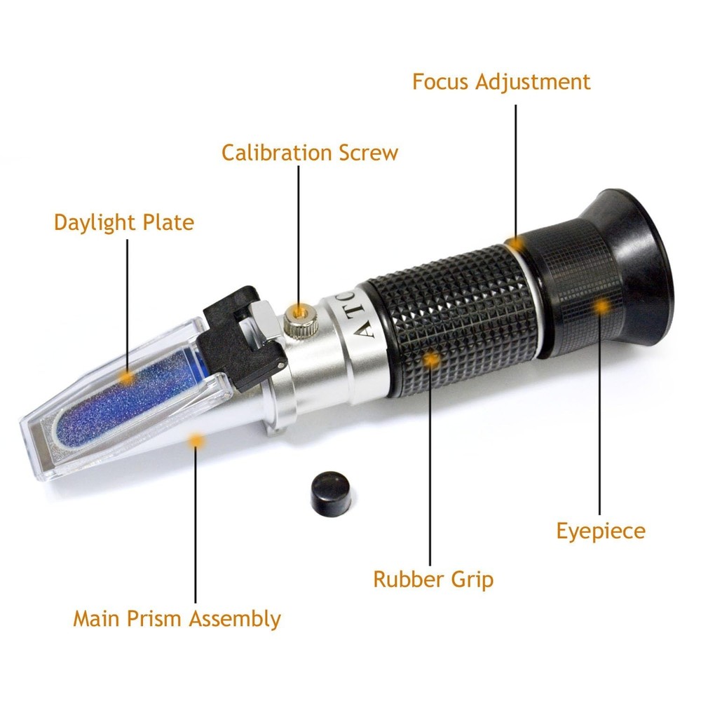 Brix and Baume Refractometer for Accurate Honey Quality Testing, 58-90%