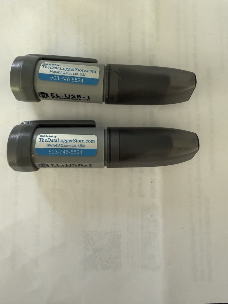 2 Lascar EL-USB-1 Temperature Data Logger with USB  GUC