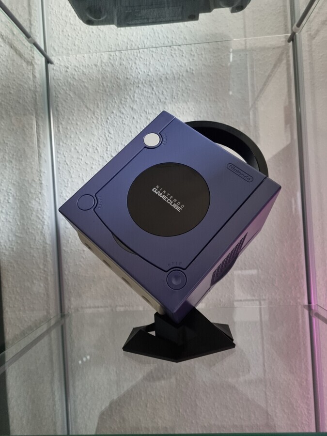 Console Display Corner Stand Dock System Holder for Nintendo Gamecube