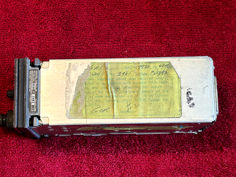 ROCKWELL/COLLINS CTL 20 COM CONTROL HEAD P/N 622-4523-018