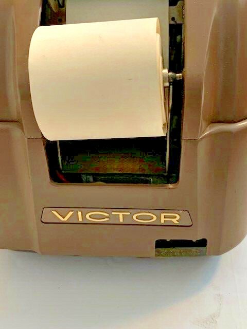 Vintage Victor Imperial 10 Key Push Button Adding Machine+Case/As-Is/Untested