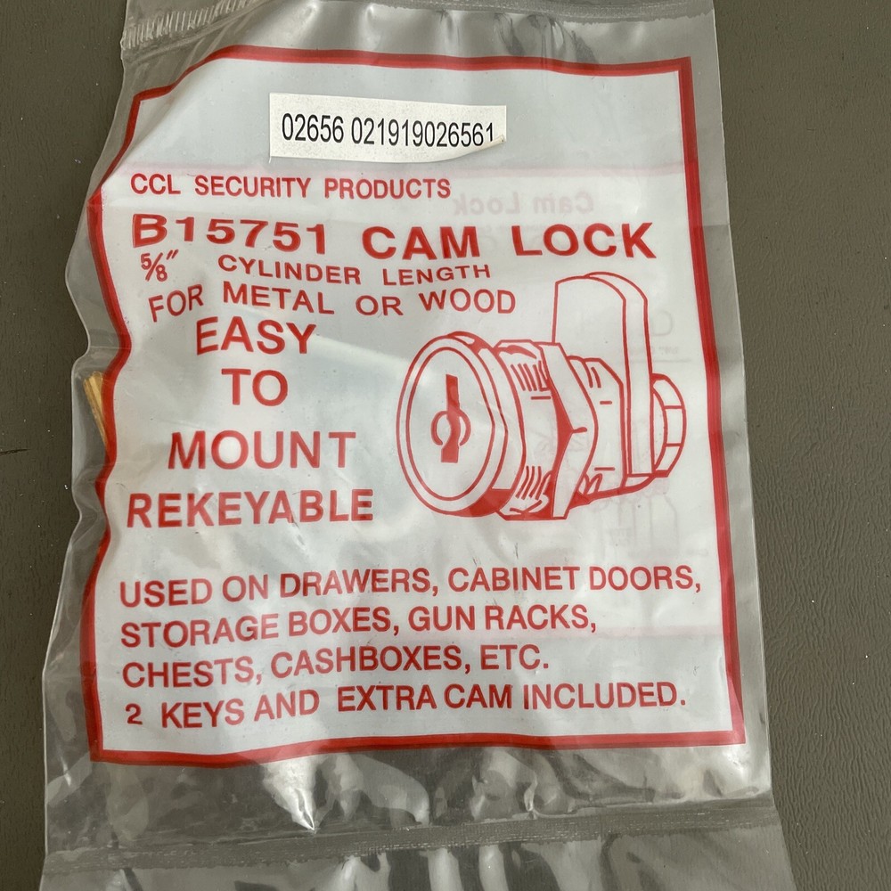 CAM LOCK B15751 CCL Security Products