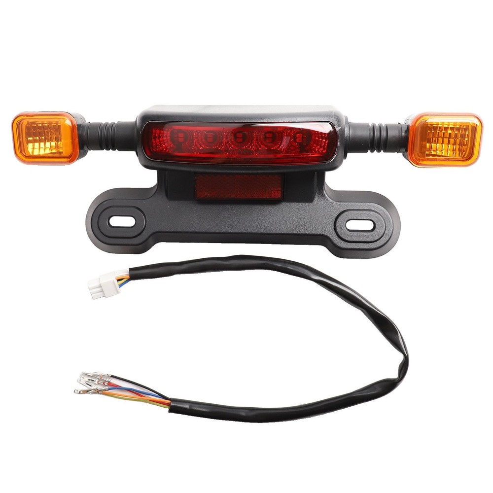 12V Taillight Assembly for E Bike with Brake Light and Signal Function