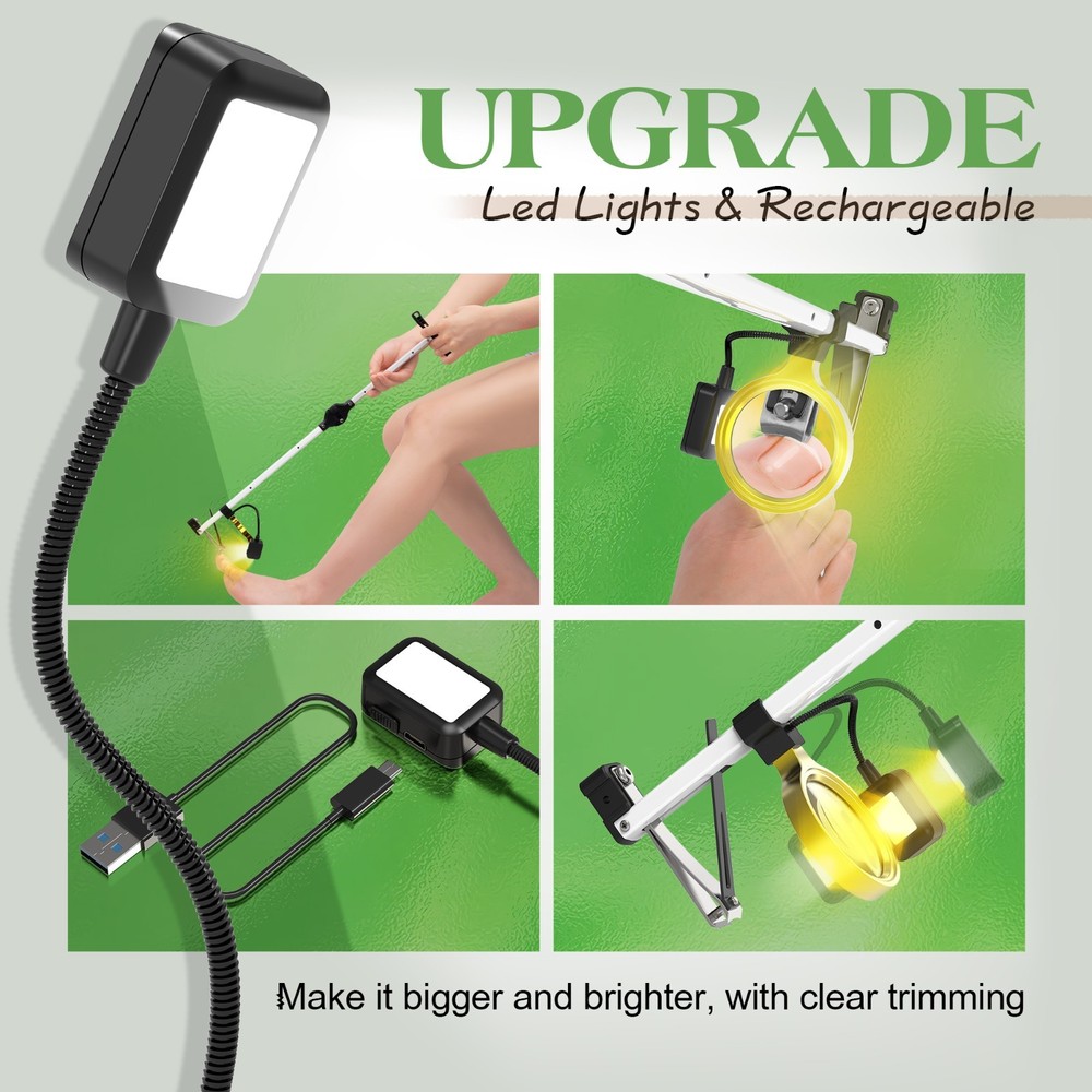 [Updated] 24" Foldable Long Handle Toenail Clippers for Seniors & Thick Nails