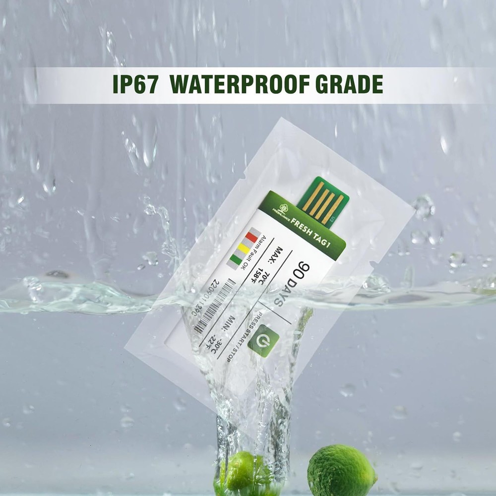 Freshliance USB Temperature Data Logger - High Accuracy, 30000 Points - 60 Days