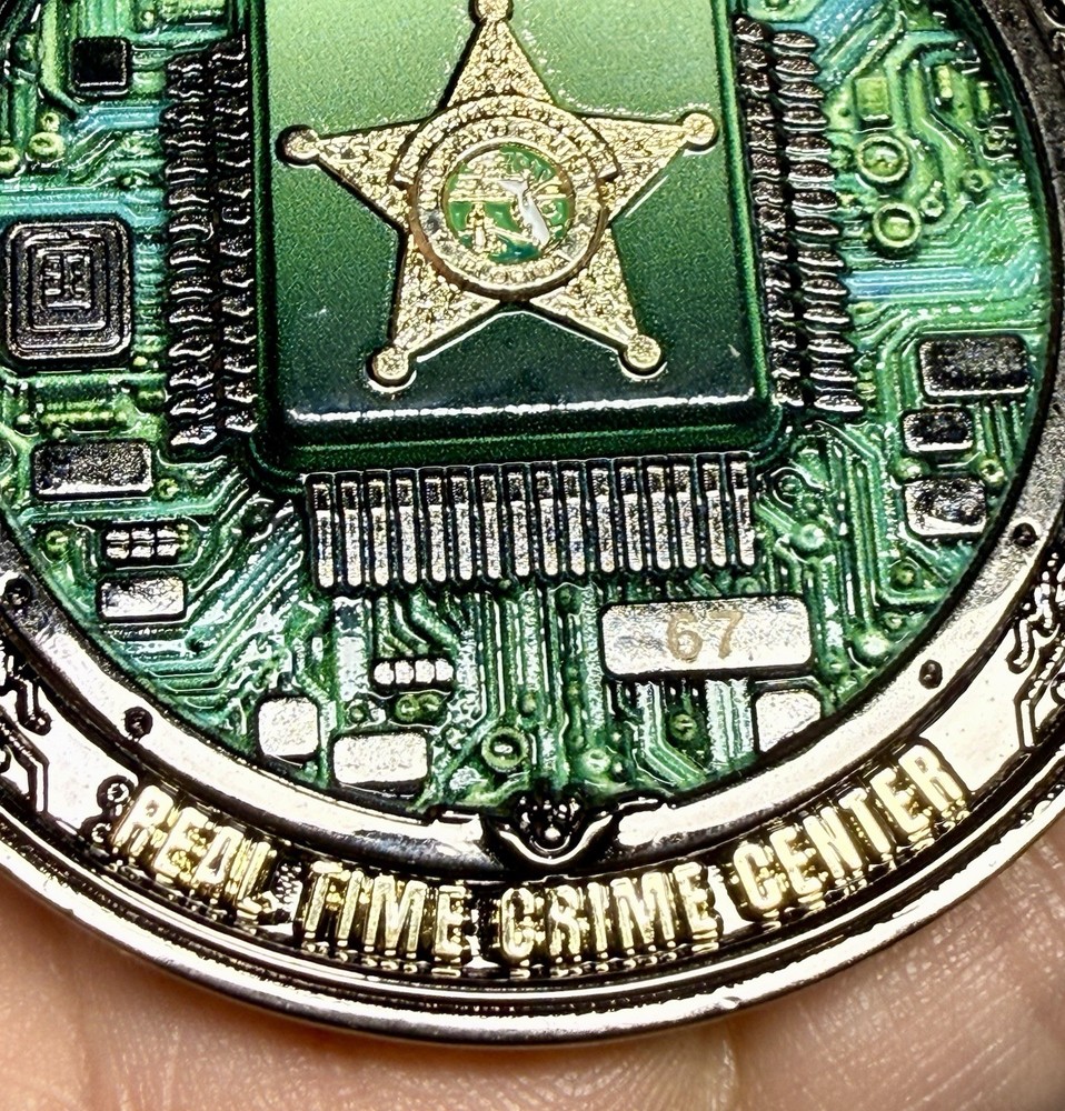 💥Broward County Sheriffs Office Florida Black Variant Serialized Challenge Coin