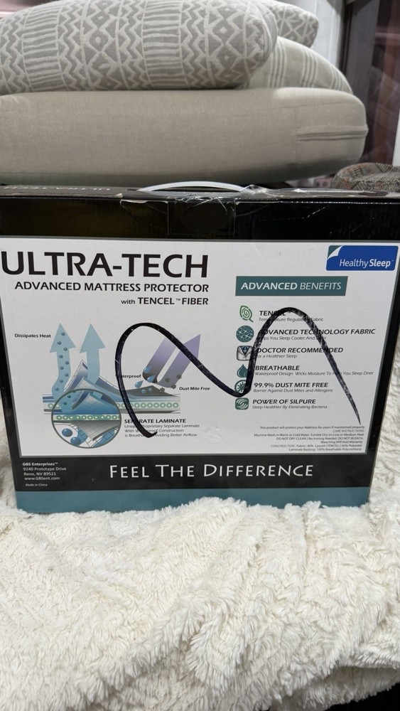 Healthy Sleep Ultra-Tech Advanced Mattress Protector tween size