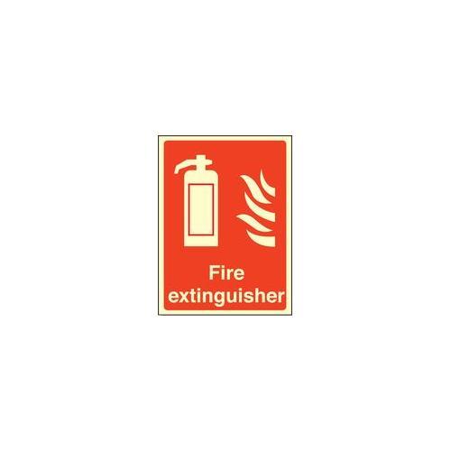 RT06242 Self Adhesive Vinyl Fire Extinguisher Sign 21013E