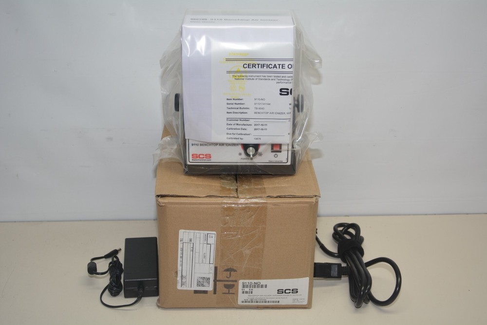 SCS Benchtop Air Ionizer 9110 Static Control #W2576