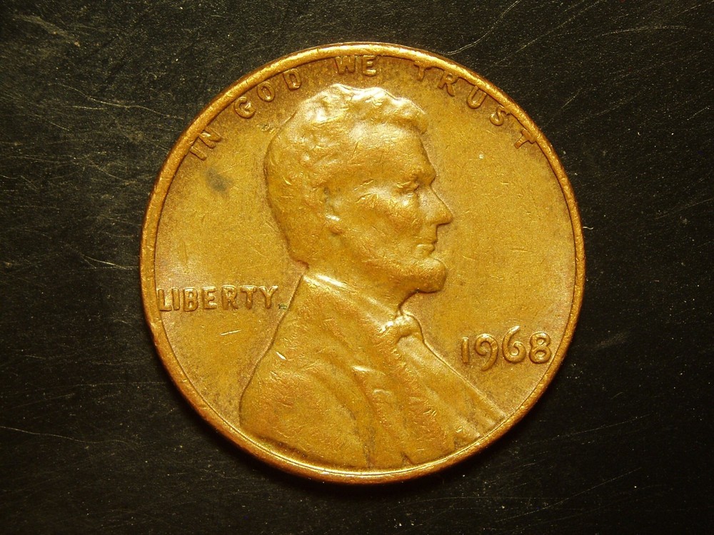 1968 LINCOLN MEMORIAL CENT #2