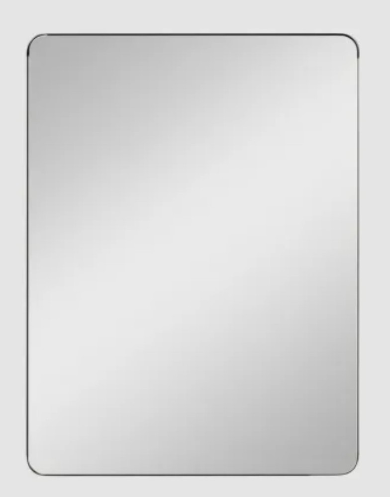 Mirror 36" W x 48" H Transitional Rectangular Bathroom Wall Mirror MR1305PN