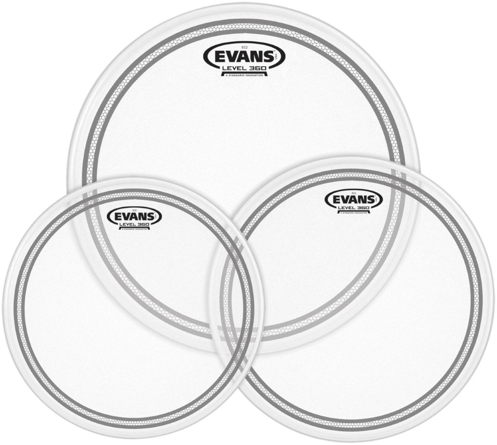 Evans EC2 SST Coated Drumhead Pack Rock - 10/12/16