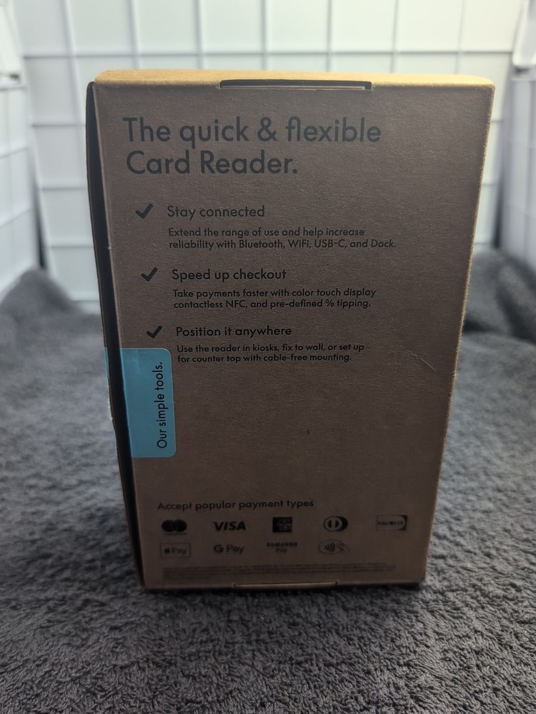 PayPal Zettle/POS system/payment solutions & card reader White New Open Box