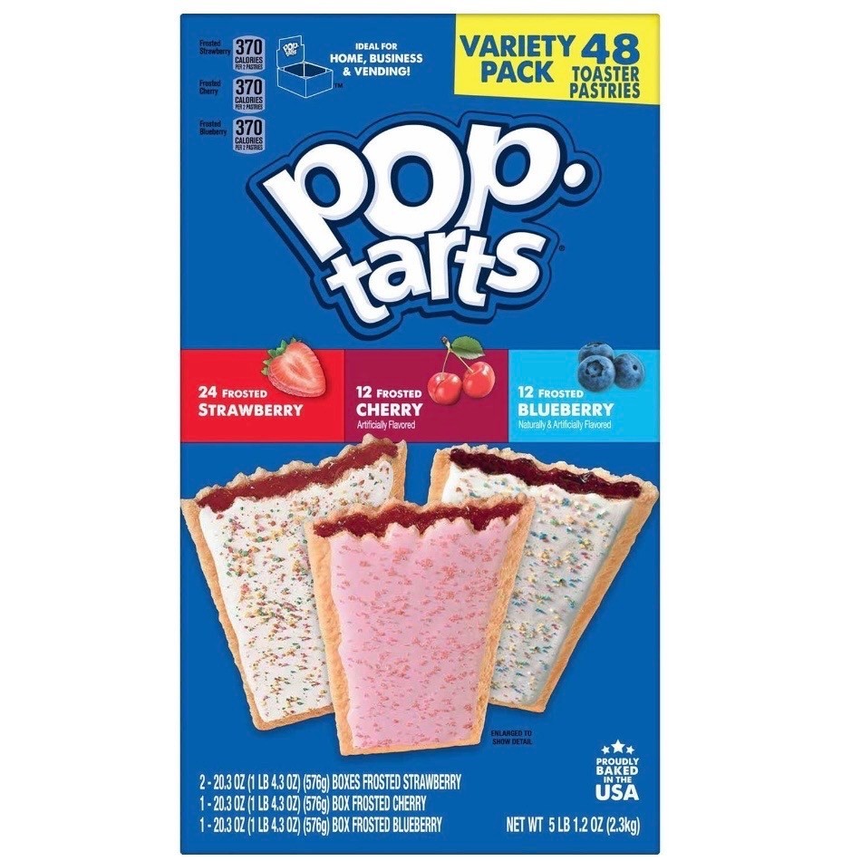 Pop-Tarts Frosted Variety Pack, 48 ct.