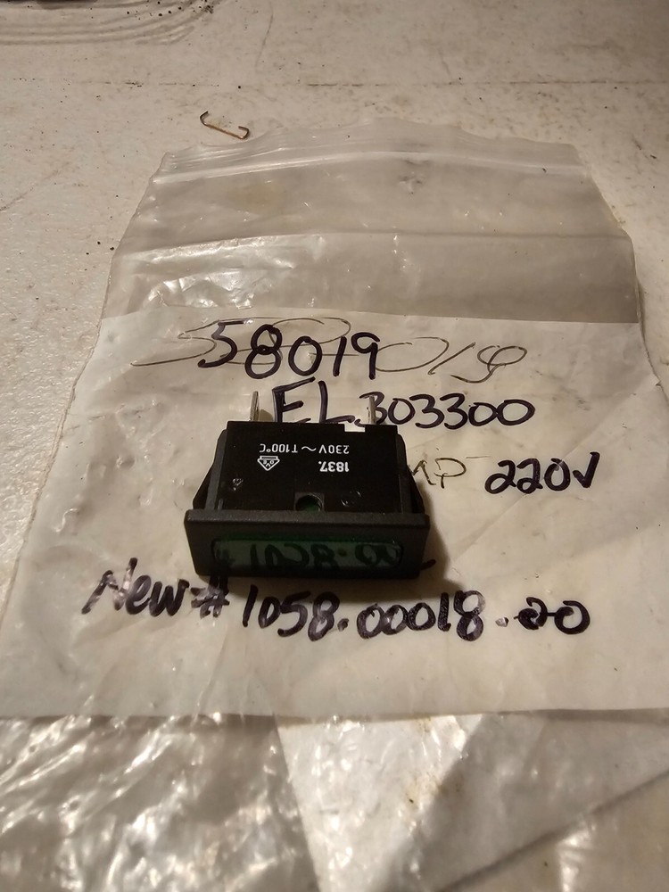 Fetco 1058.00018.00 Indicator Light, Ready, Green, 230 Volt