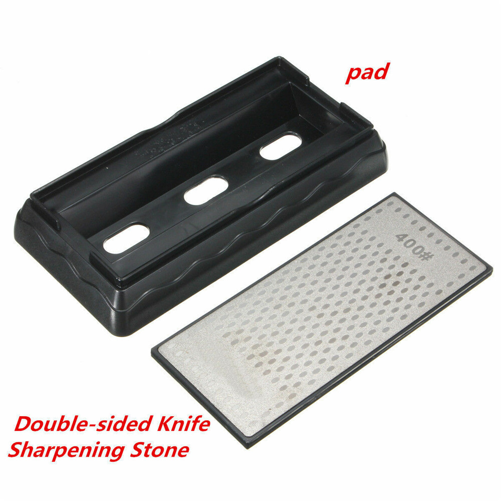 400#/1000# Double Sided Diamond Whetstone Sharp Sharpening Stone Knife Sharpener